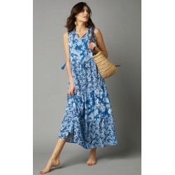Robe longue sans manches...