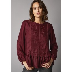 Blouse brodée volume...
